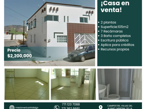 Casa En Campestre Villas Del Álamo